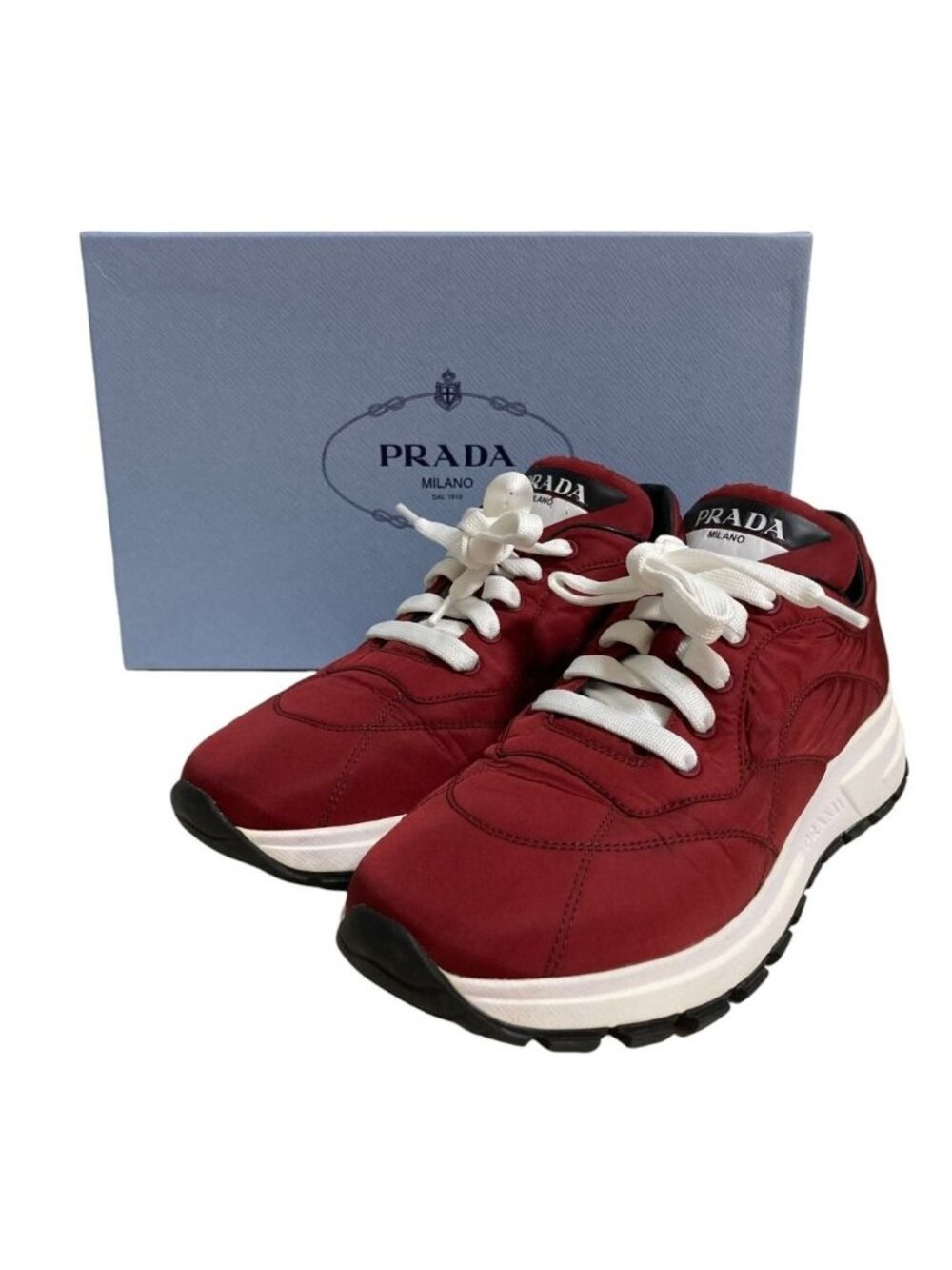 Prada Re-Nylon Sneakers Red Spring Summer Fall Winter